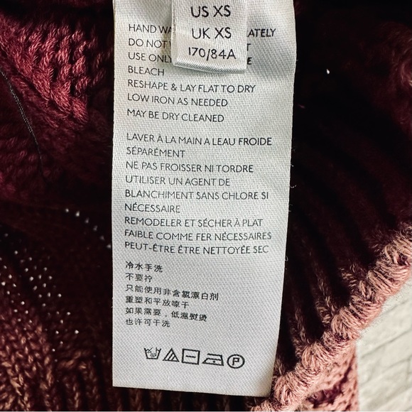 Free People Sweetheart Sweater Size XS Mockneck Balloon Sleeve Chunky Cotton - Picture 7 of 11